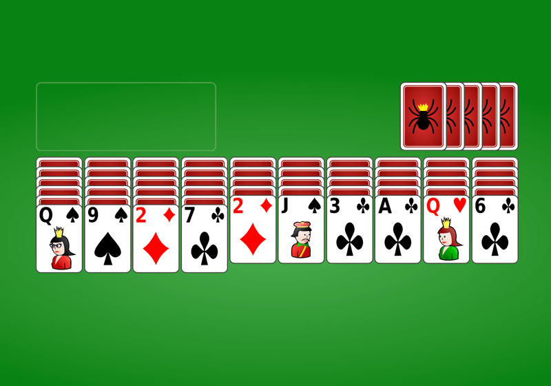 Spider Solitaire (4) 🕹️ Jogue no Jogos123